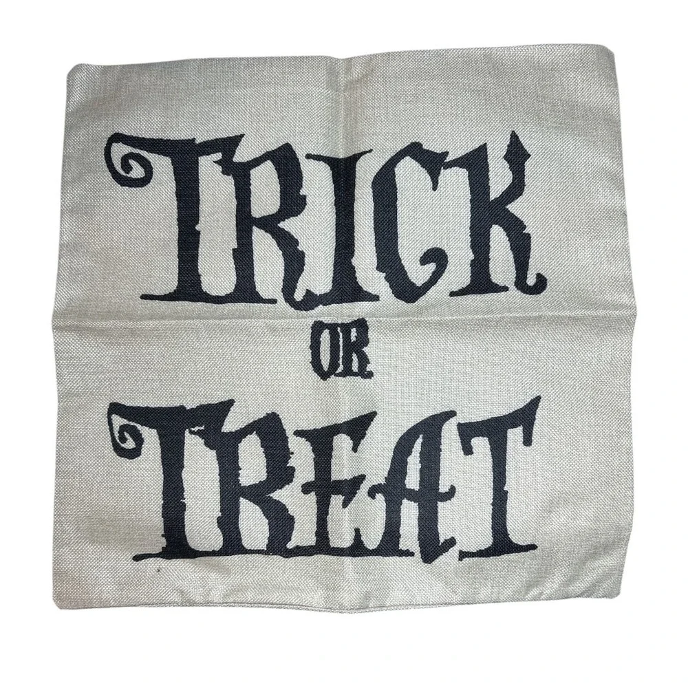 Set of 2 Halloween Throw Pillow Covers 17.5